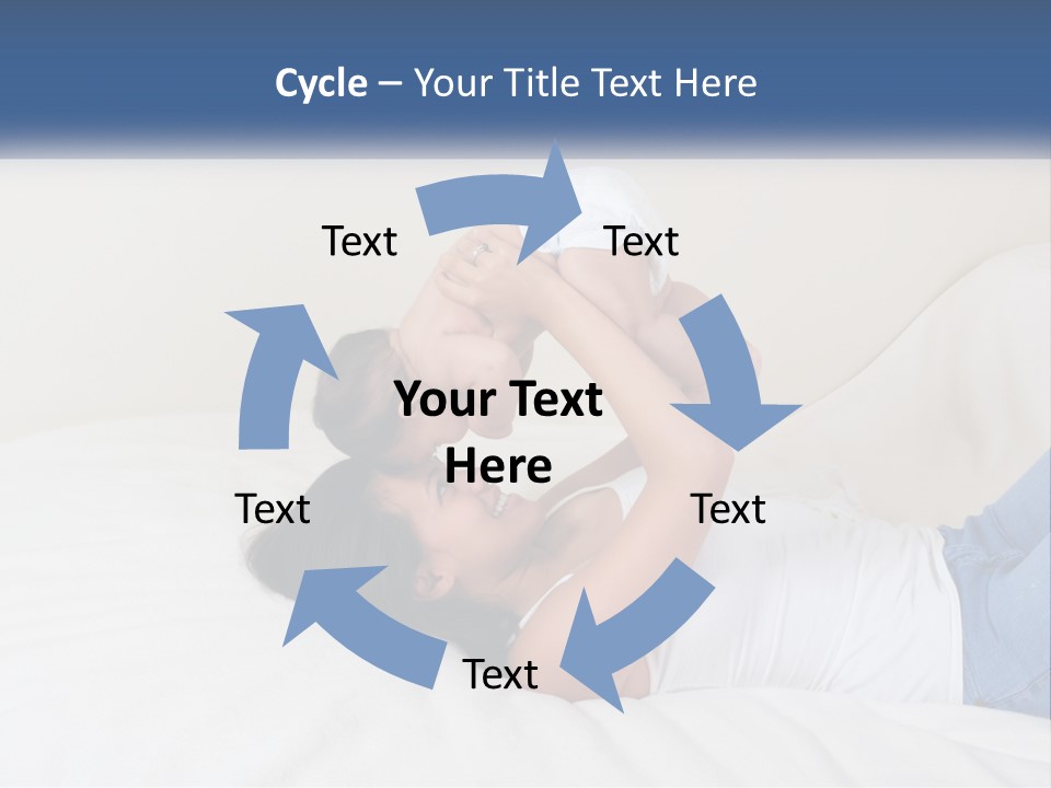 Mom With Baby 2 PowerPoint Template