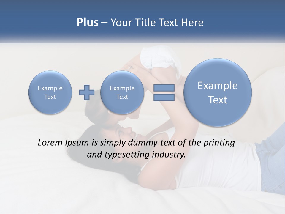 Mom With Baby 2 PowerPoint Template