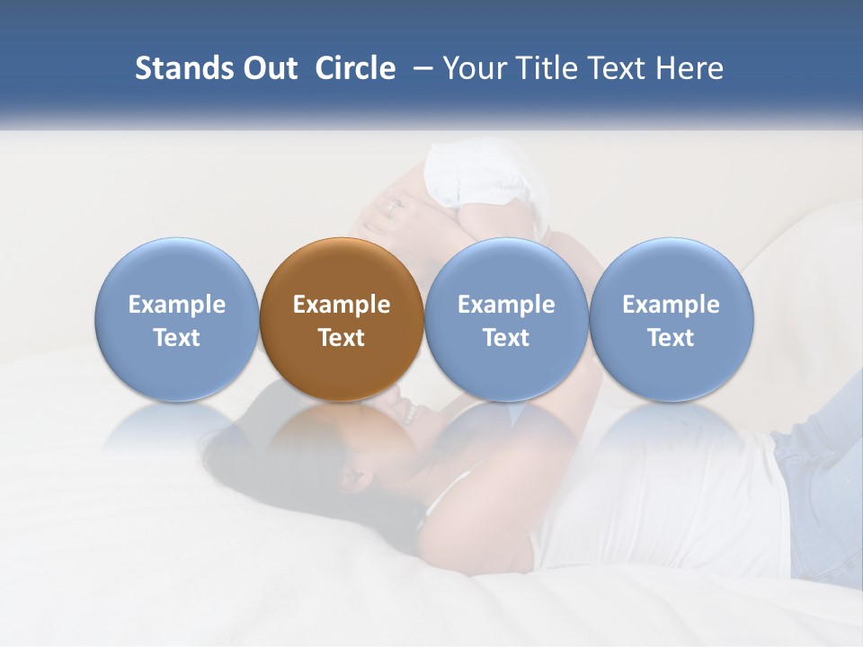 Mom With Baby 2 PowerPoint Template