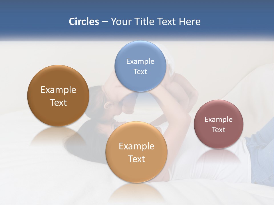 Mom With Baby 2 PowerPoint Template