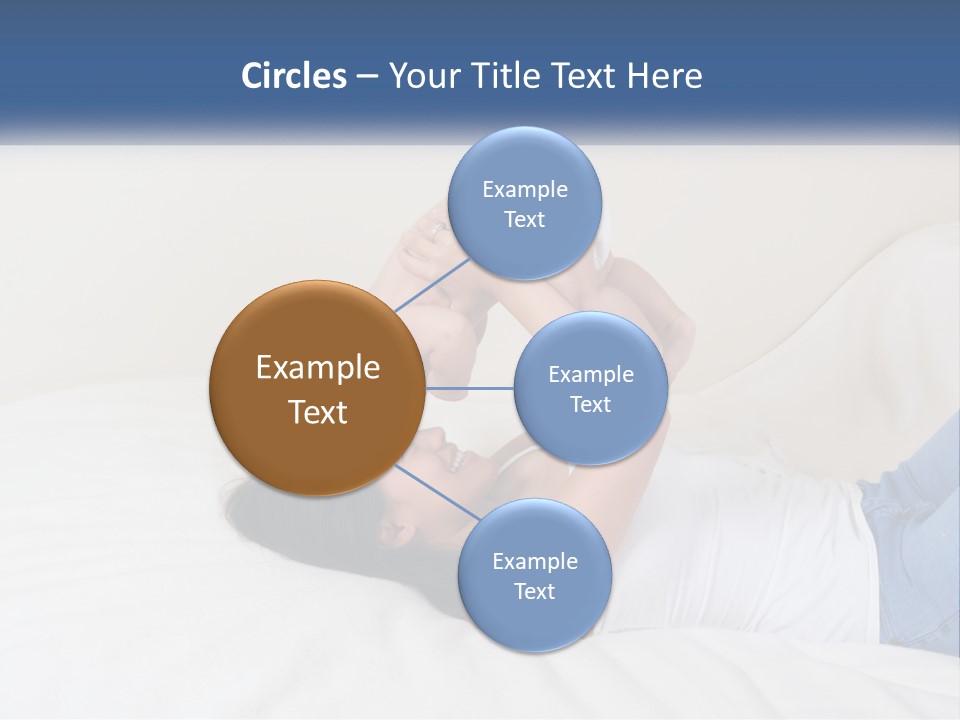 Mom With Baby 2 PowerPoint Template