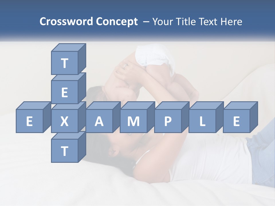 Mom With Baby 2 PowerPoint Template