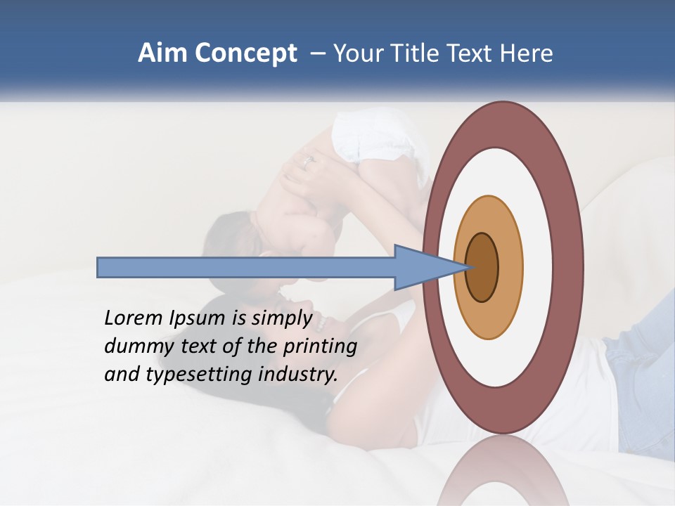 Mom With Baby 2 PowerPoint Template