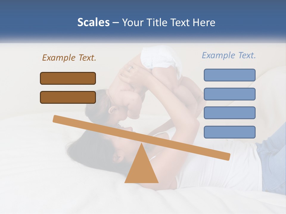 Mom With Baby 2 PowerPoint Template