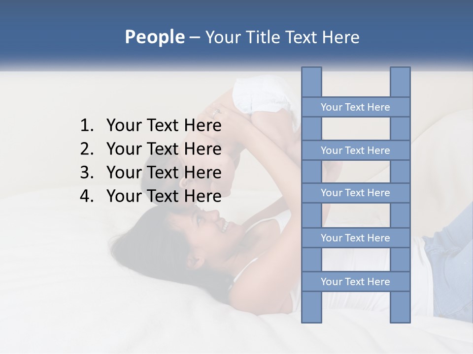 Mom With Baby 2 PowerPoint Template