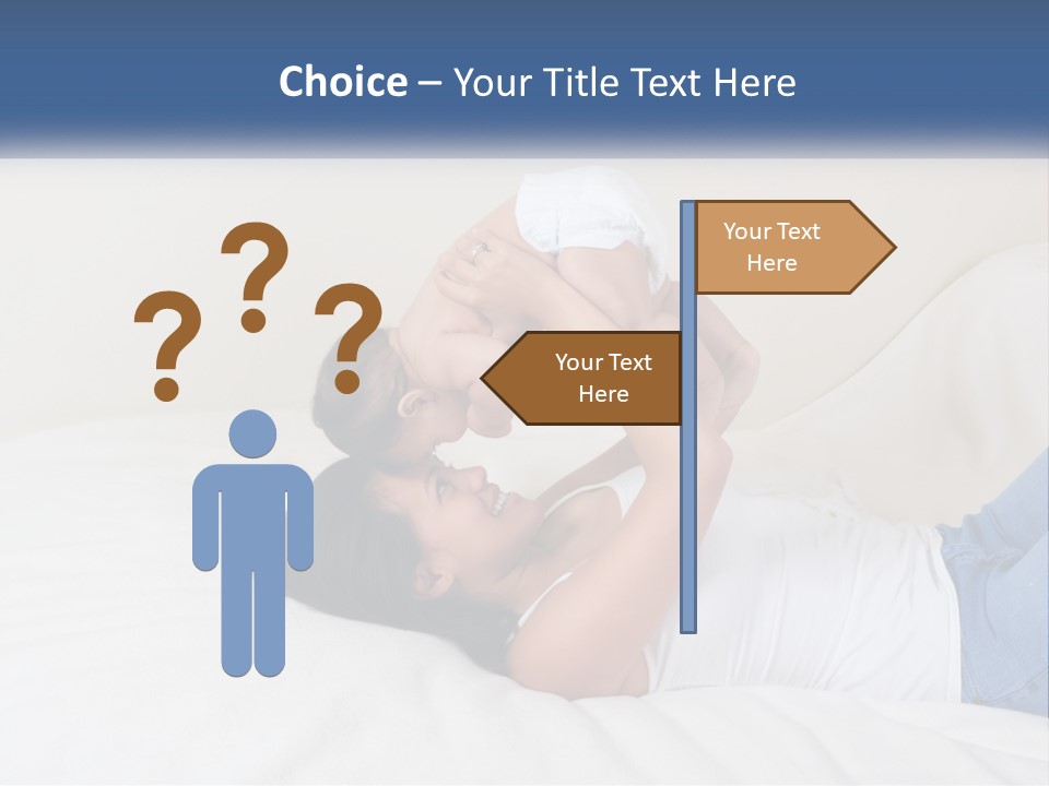 Mom With Baby 2 PowerPoint Template