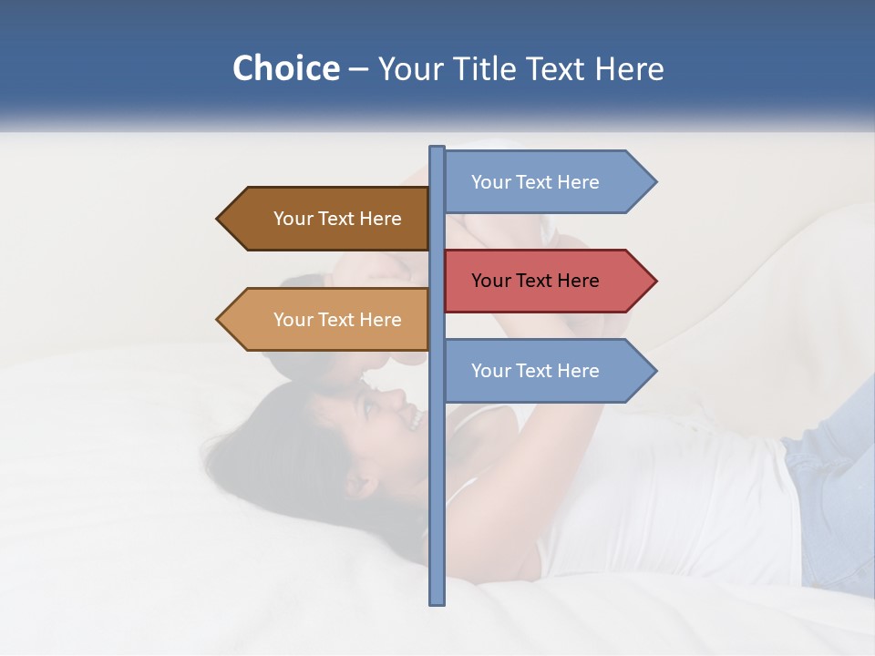 Mom With Baby 2 PowerPoint Template