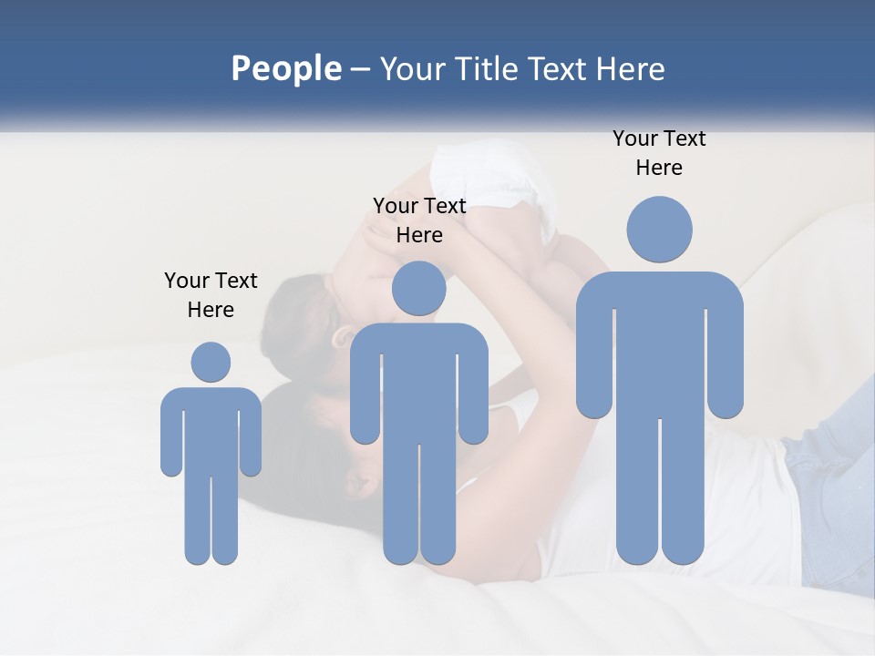 Mom With Baby 2 PowerPoint Template