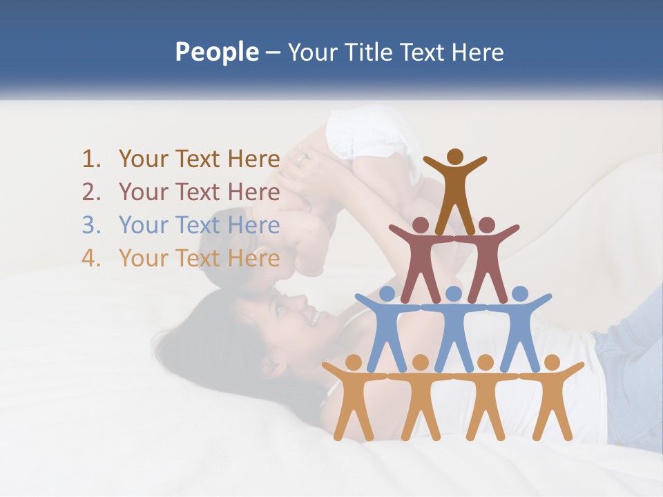 Mom With Baby 2 PowerPoint Template