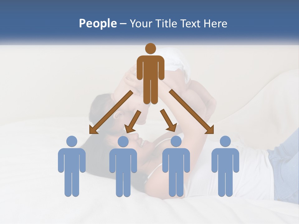 Mom With Baby 2 PowerPoint Template