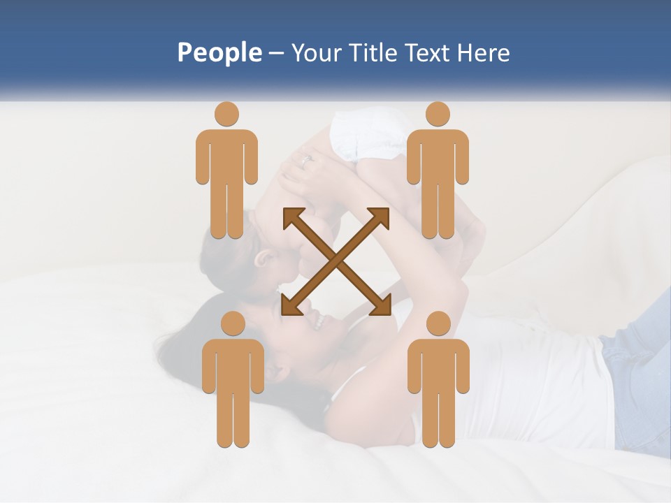 Mom With Baby 2 PowerPoint Template