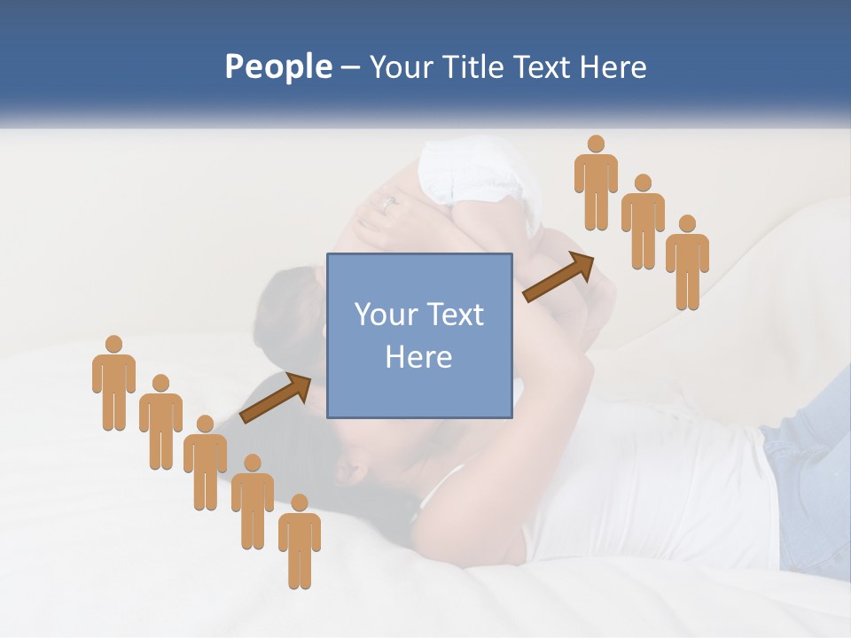 Mom With Baby 2 PowerPoint Template