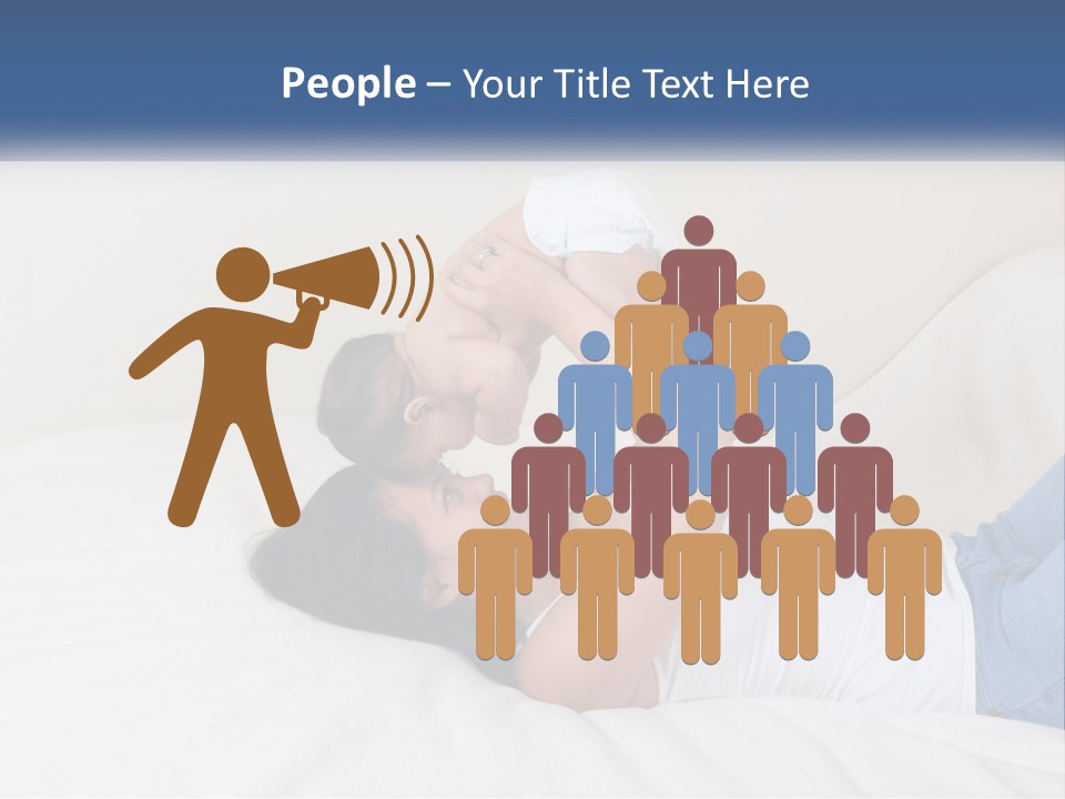 Mom With Baby 2 PowerPoint Template