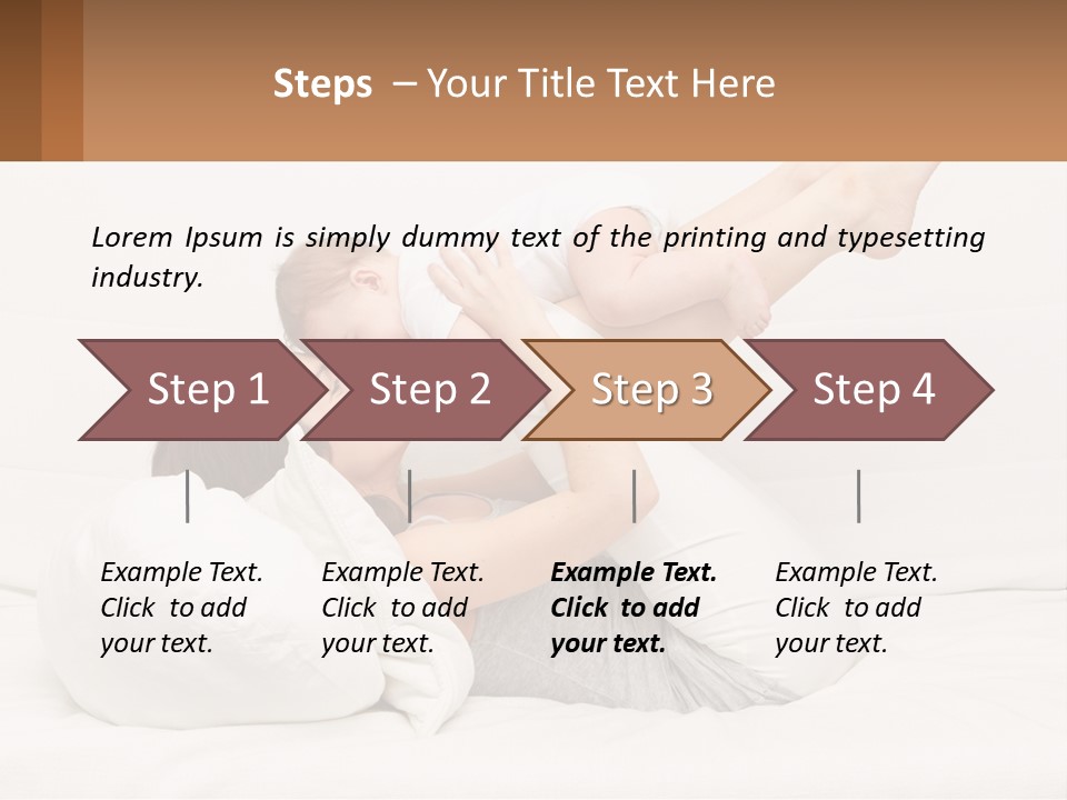 Mom With Baby PowerPoint Template