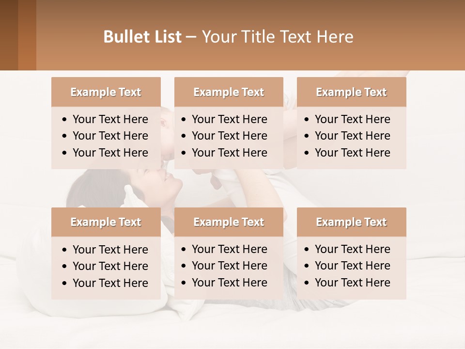 Mom With Baby PowerPoint Template