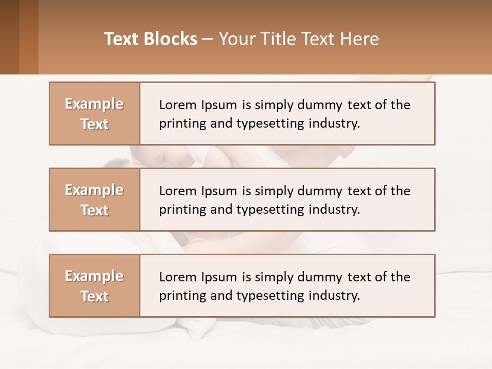 Mom With Baby PowerPoint Template