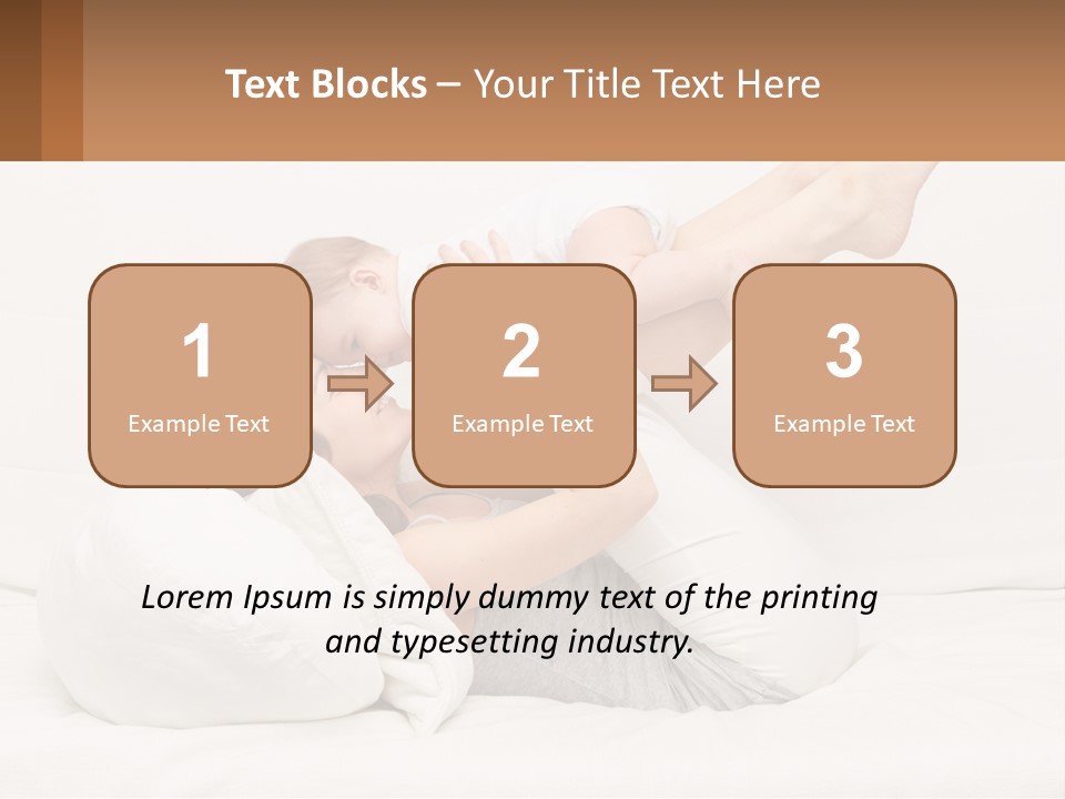 Mom With Baby PowerPoint Template