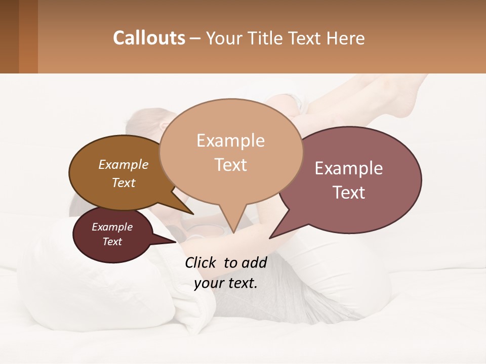 Mom With Baby PowerPoint Template