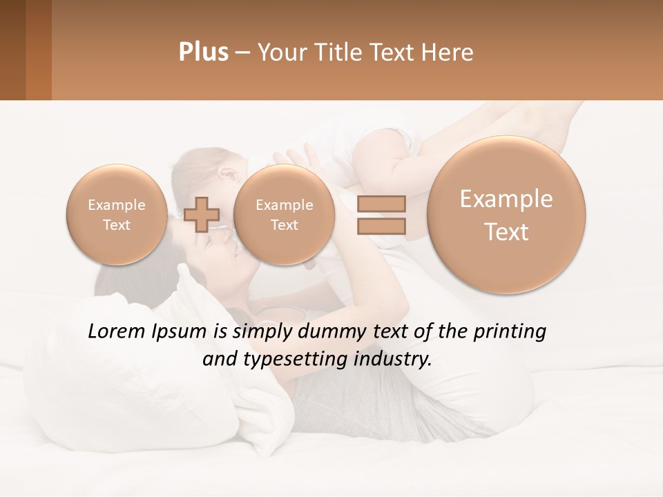 Mom With Baby PowerPoint Template