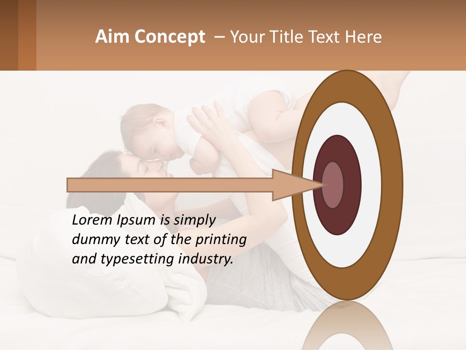 Mom With Baby PowerPoint Template