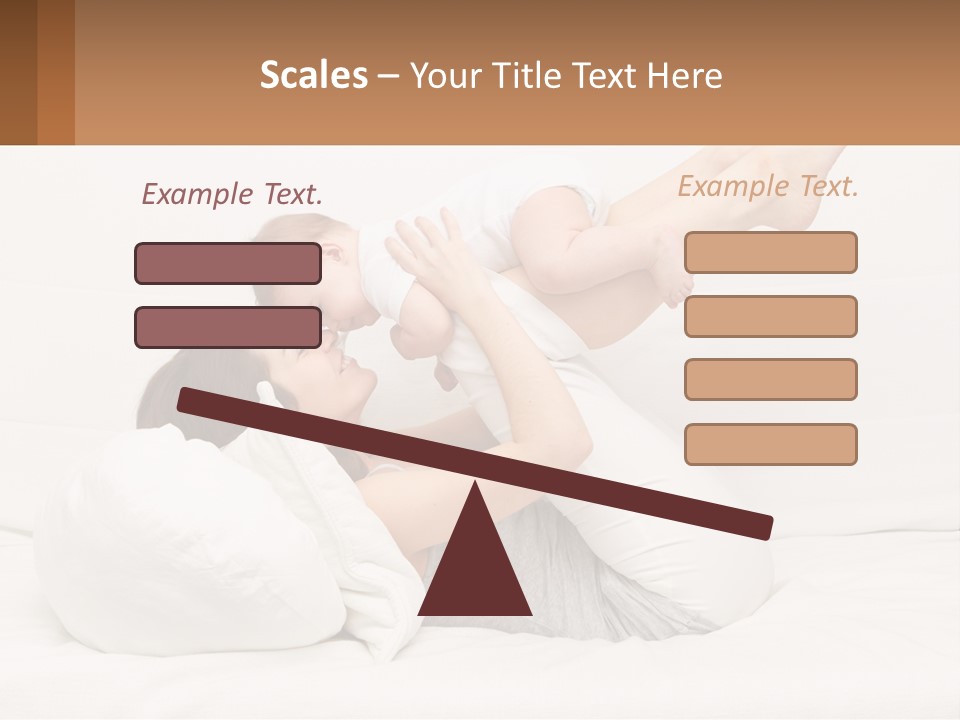 Mom With Baby PowerPoint Template