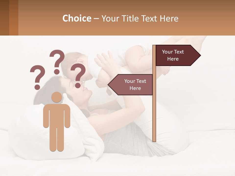 Mom With Baby PowerPoint Template