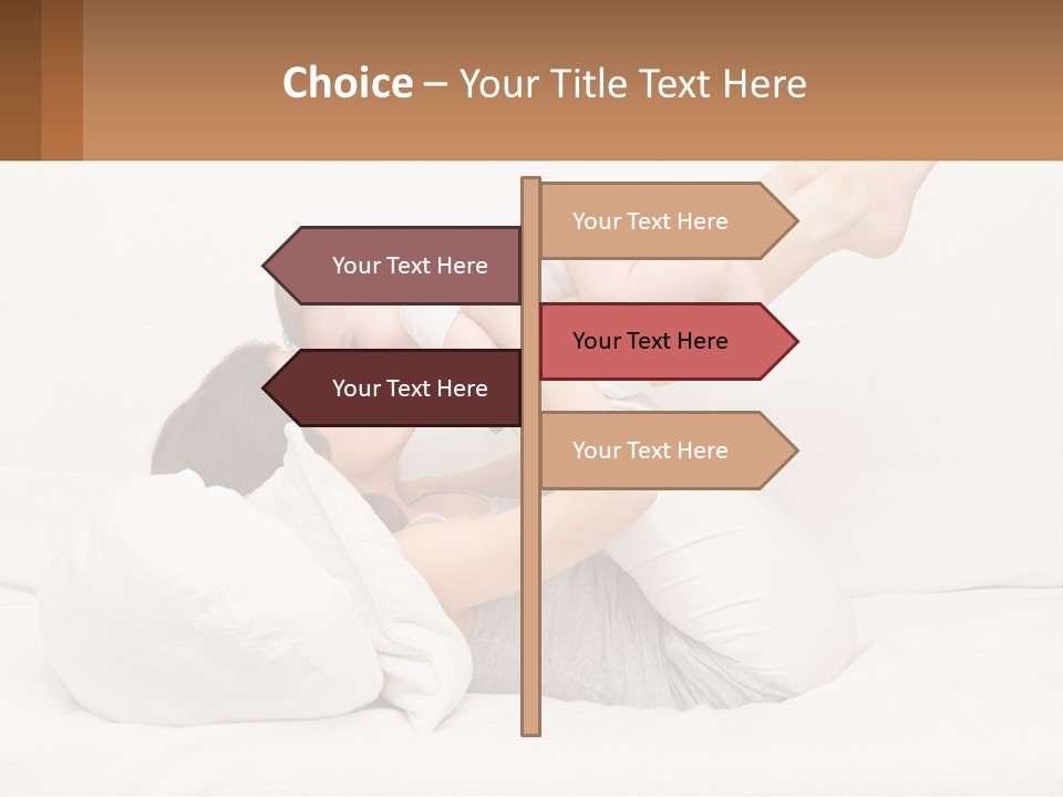 Mom With Baby PowerPoint Template