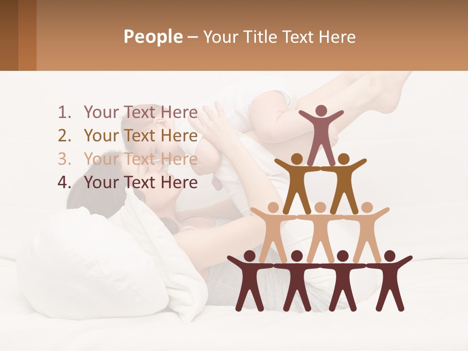 Mom With Baby PowerPoint Template