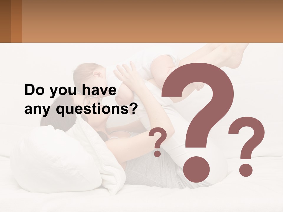 Mom With Baby PowerPoint Template