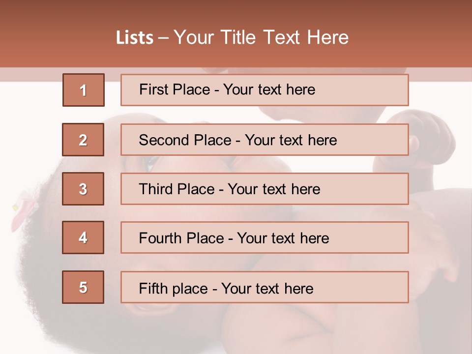 Mom With Baby PowerPoint Template