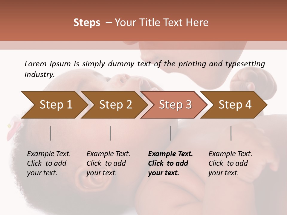 Mom With Baby PowerPoint Template