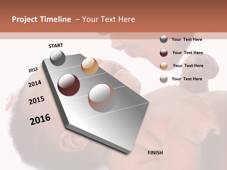 Mom With Baby PowerPoint Template