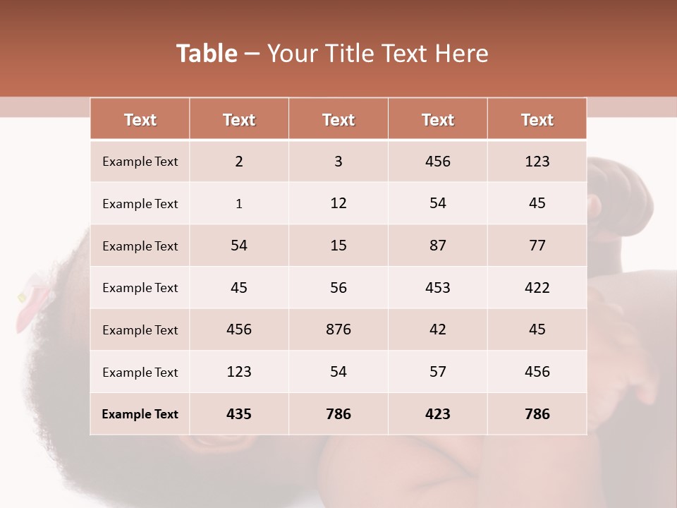 Mom With Baby PowerPoint Template