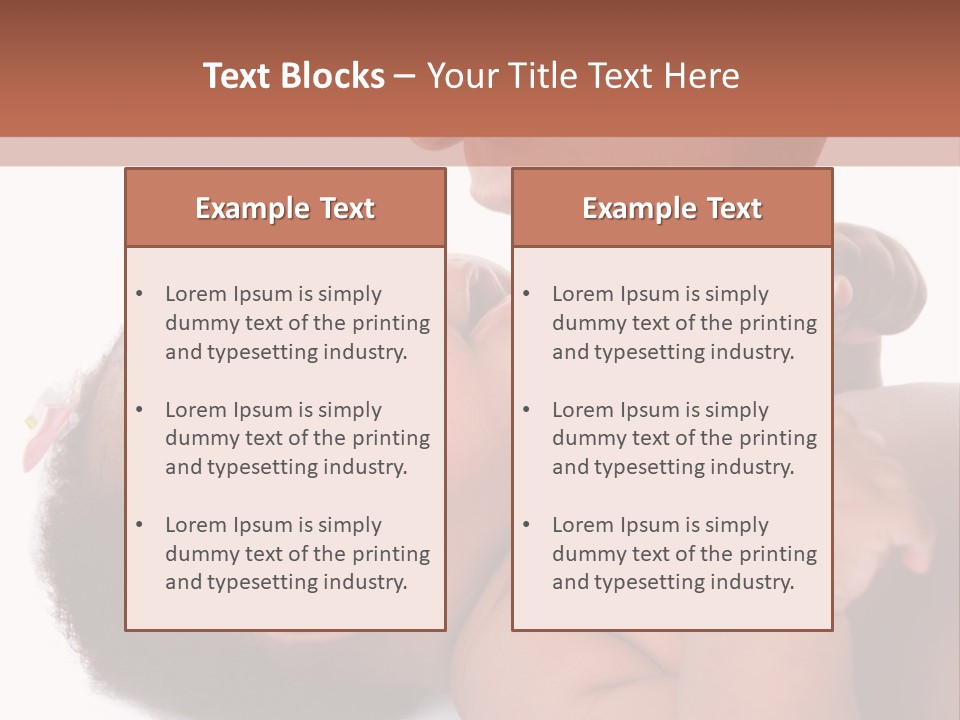 Mom With Baby PowerPoint Template