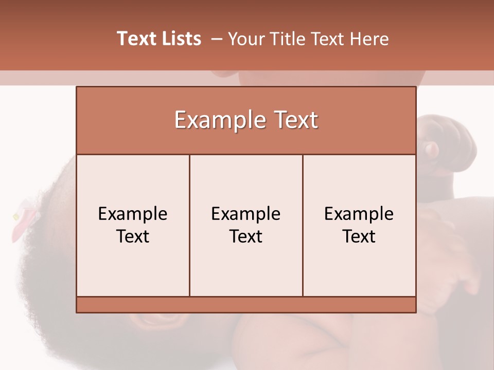 Mom With Baby PowerPoint Template