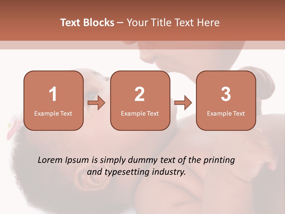 Mom With Baby PowerPoint Template