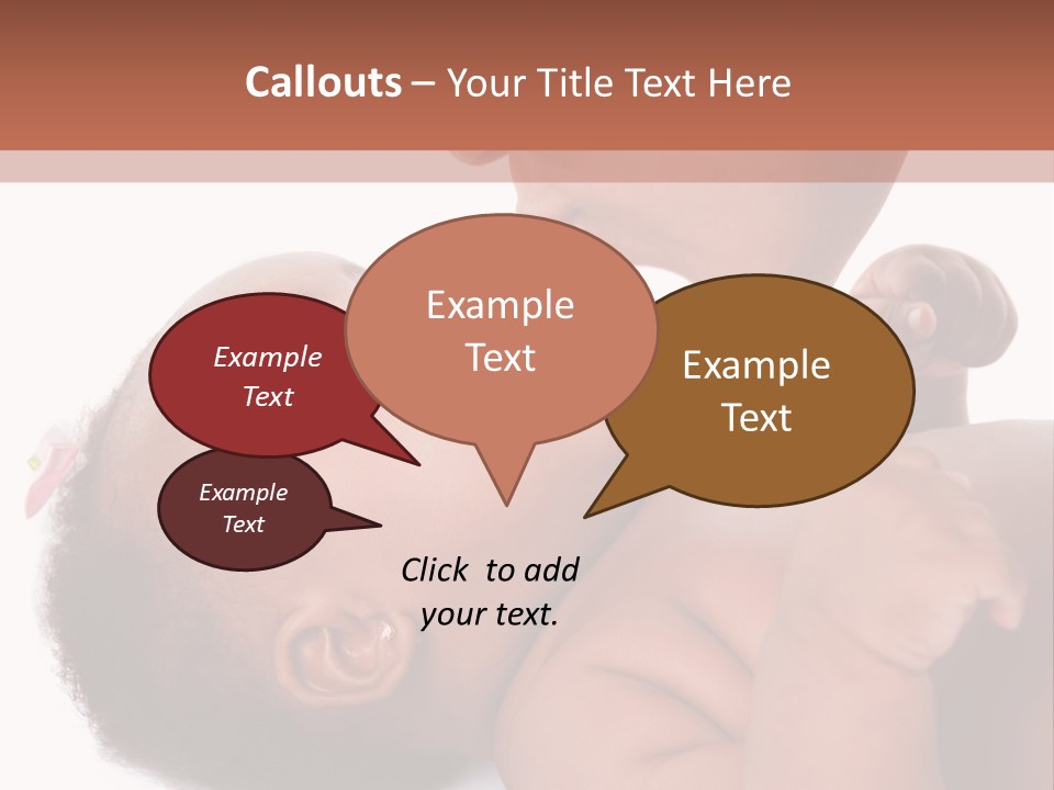 Mom With Baby PowerPoint Template