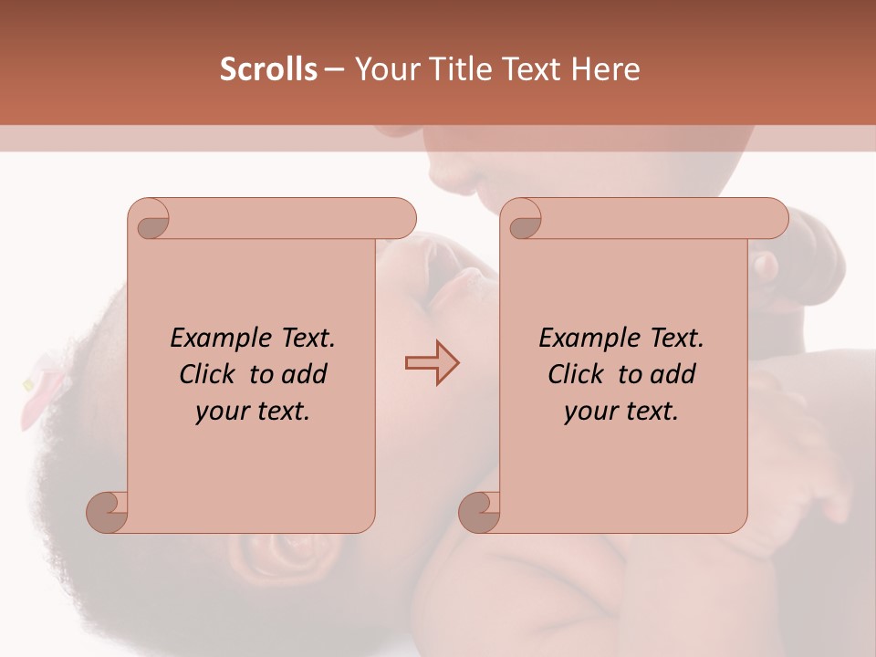 Mom With Baby PowerPoint Template