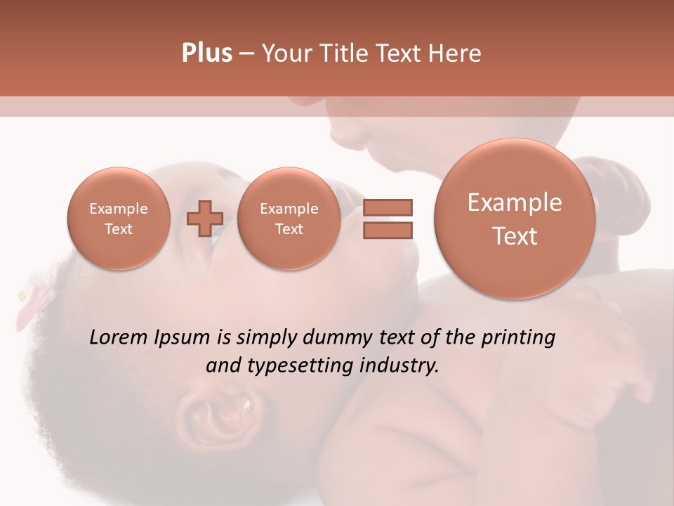 Mom With Baby PowerPoint Template