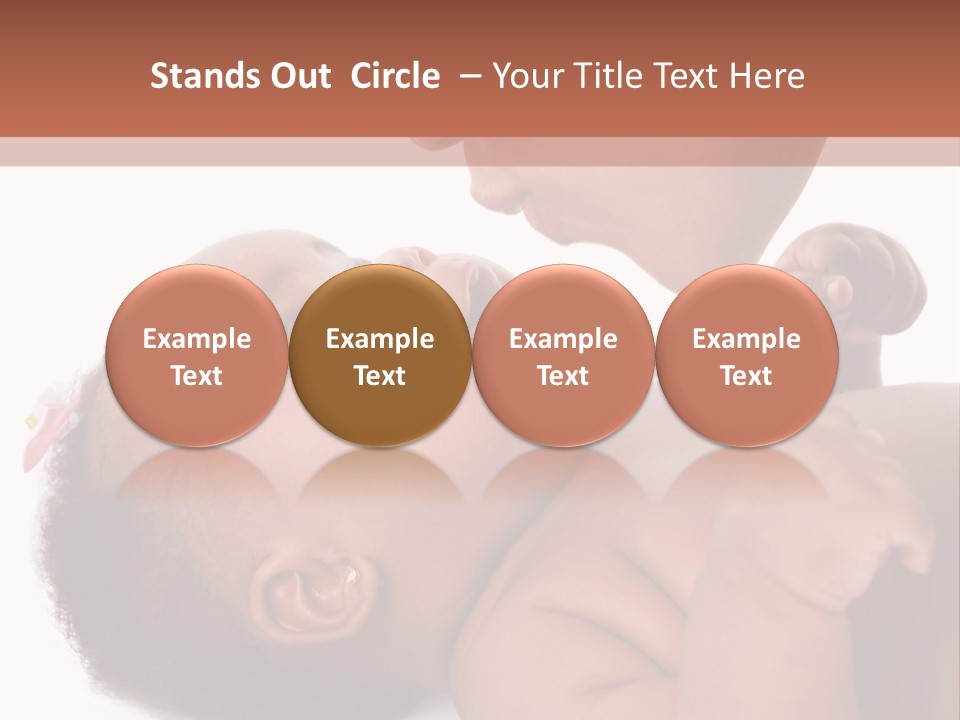 Mom With Baby PowerPoint Template