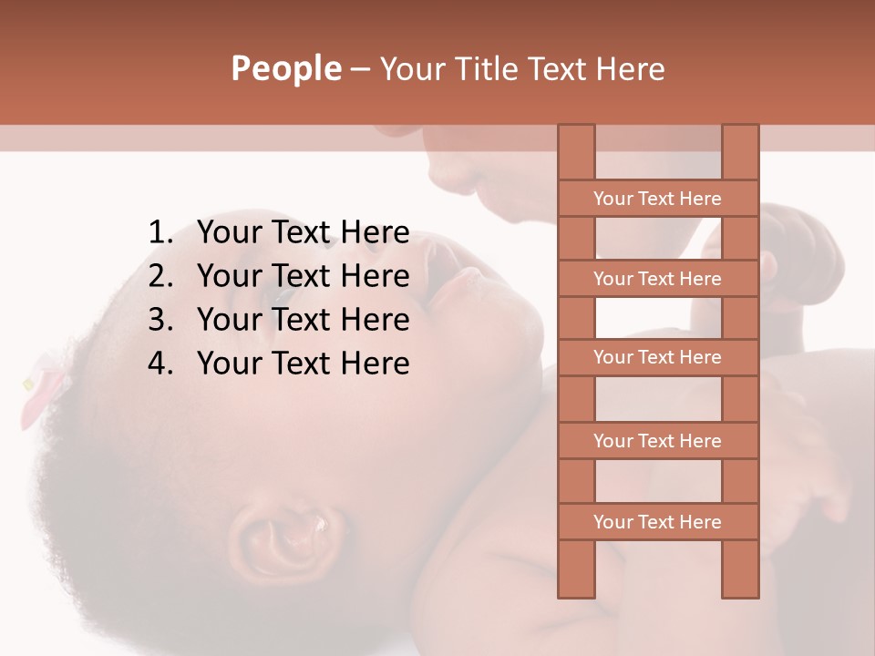 Mom With Baby PowerPoint Template