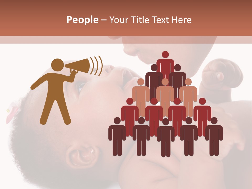 Mom With Baby PowerPoint Template