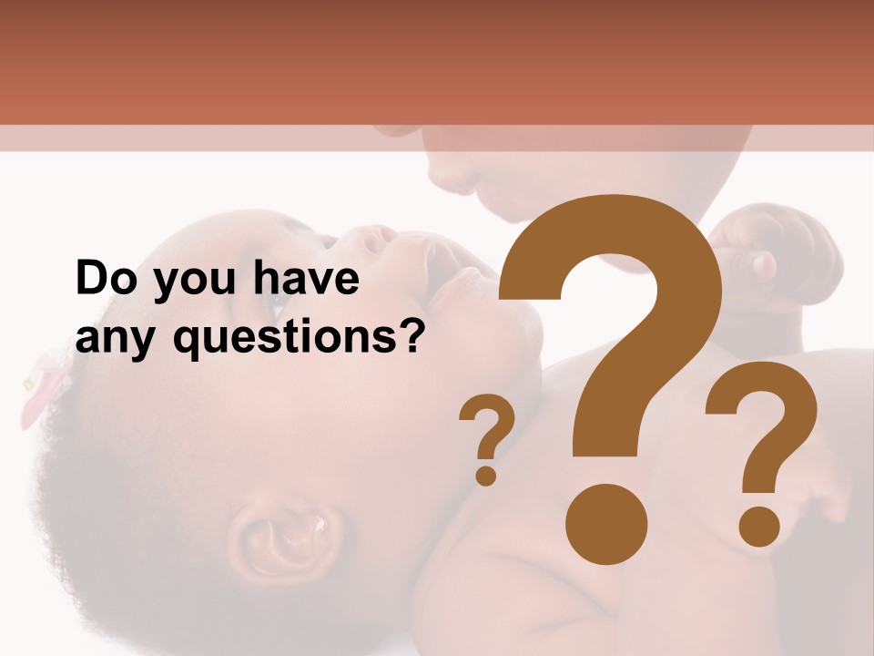 Mom With Baby PowerPoint Template