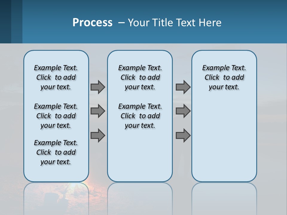 Tent By The Sea PowerPoint Template