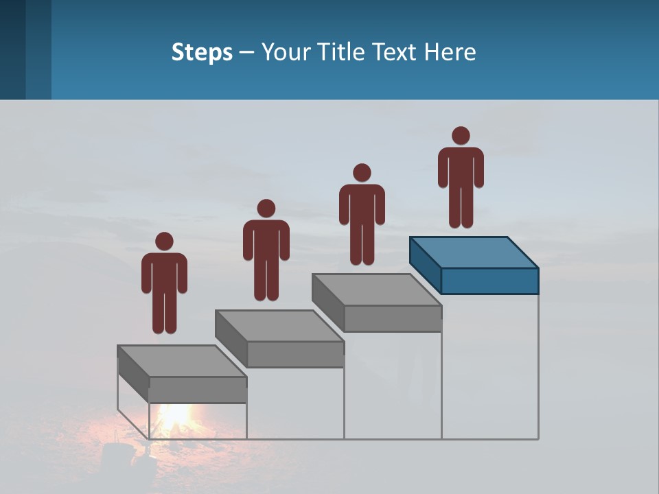 Tent By The Sea PowerPoint Template