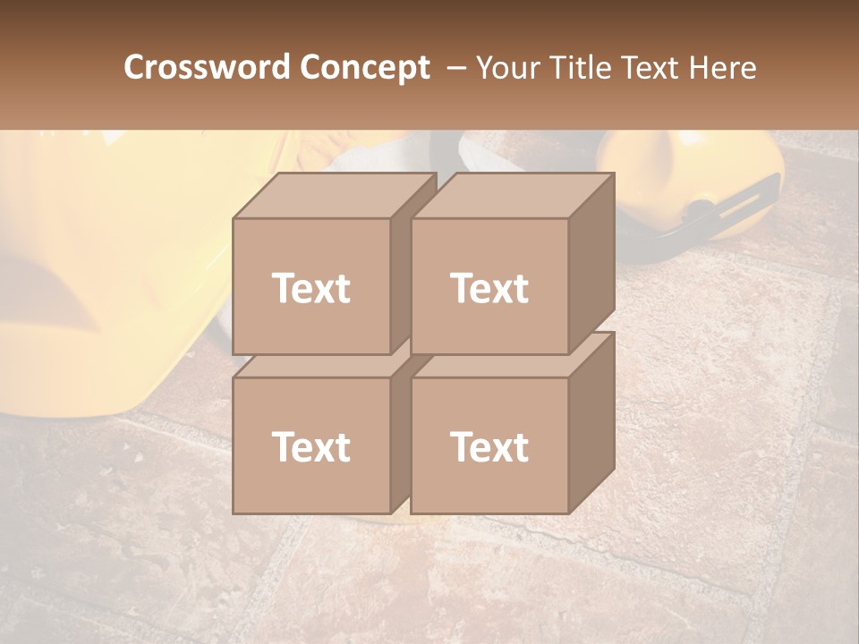 Builder Overalls PowerPoint Template