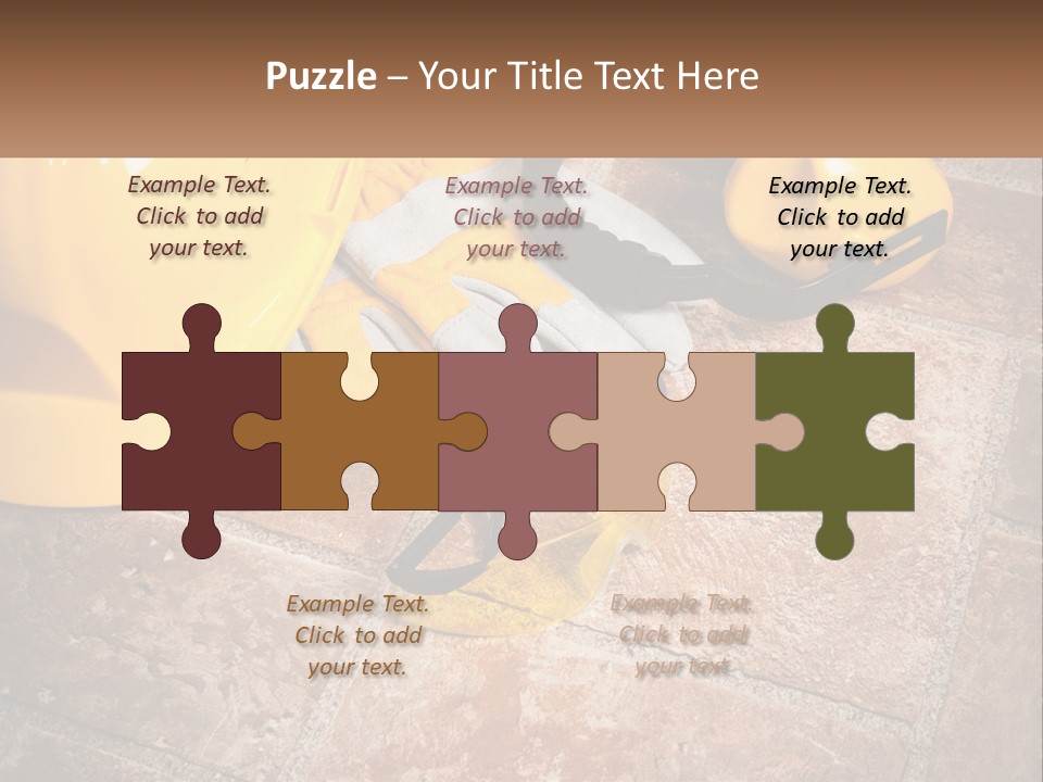 Builder Overalls PowerPoint Template