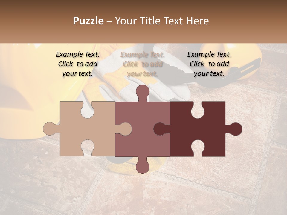 Builder Overalls PowerPoint Template