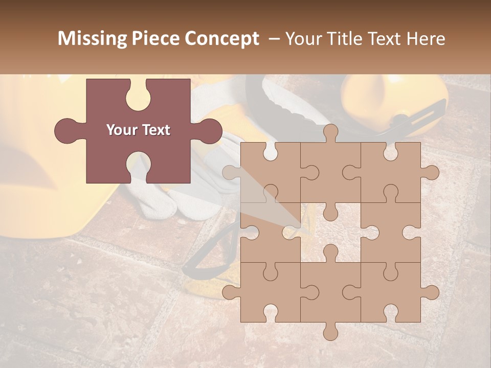 Builder Overalls PowerPoint Template