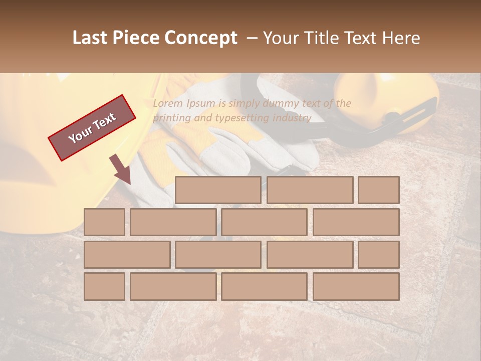 Builder Overalls PowerPoint Template